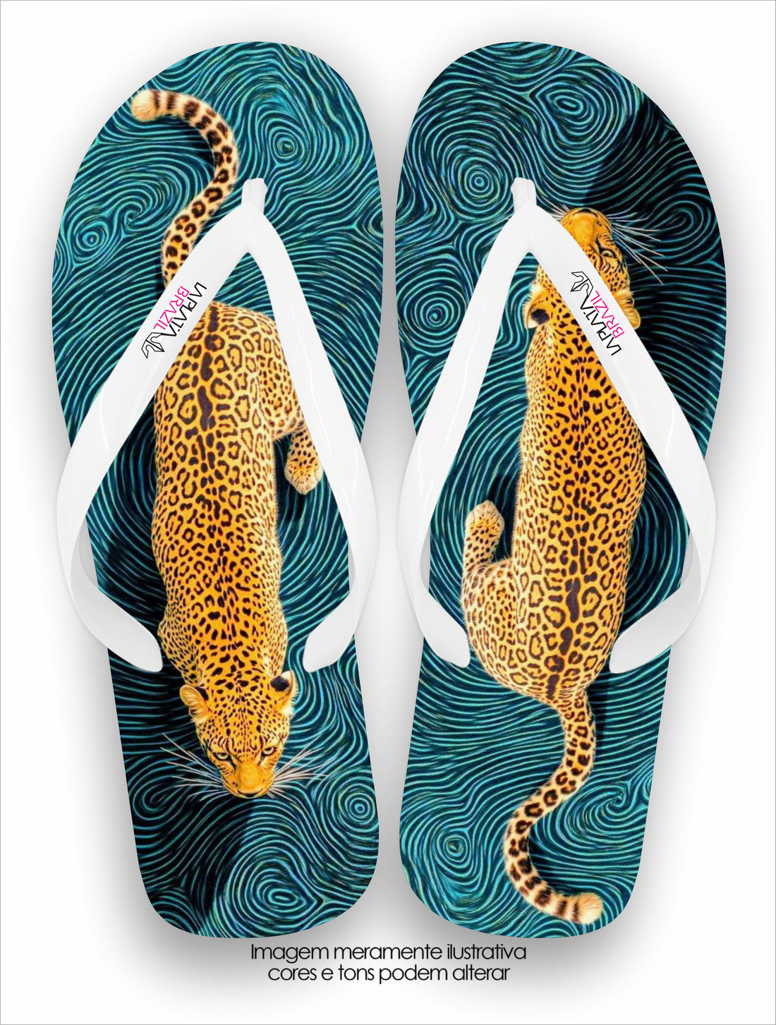 Chinelo La Feminina Onça Pintada