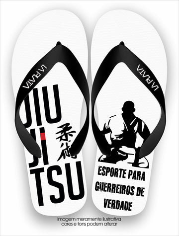 Chinelo Tradicional La Jiu Jitsu Esporte Para Guerreiros