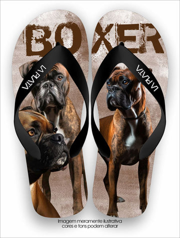 Chinelo Tradicional La Patinhas Dogs Boxer