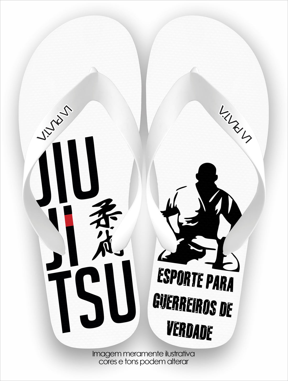 Chinelo Tradicional La Jiu Jitsu Esporte Para Guerreiros
