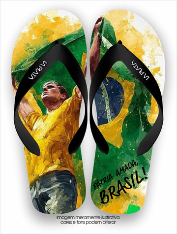 Chinelo Tradicional Pátril Amada Brasil