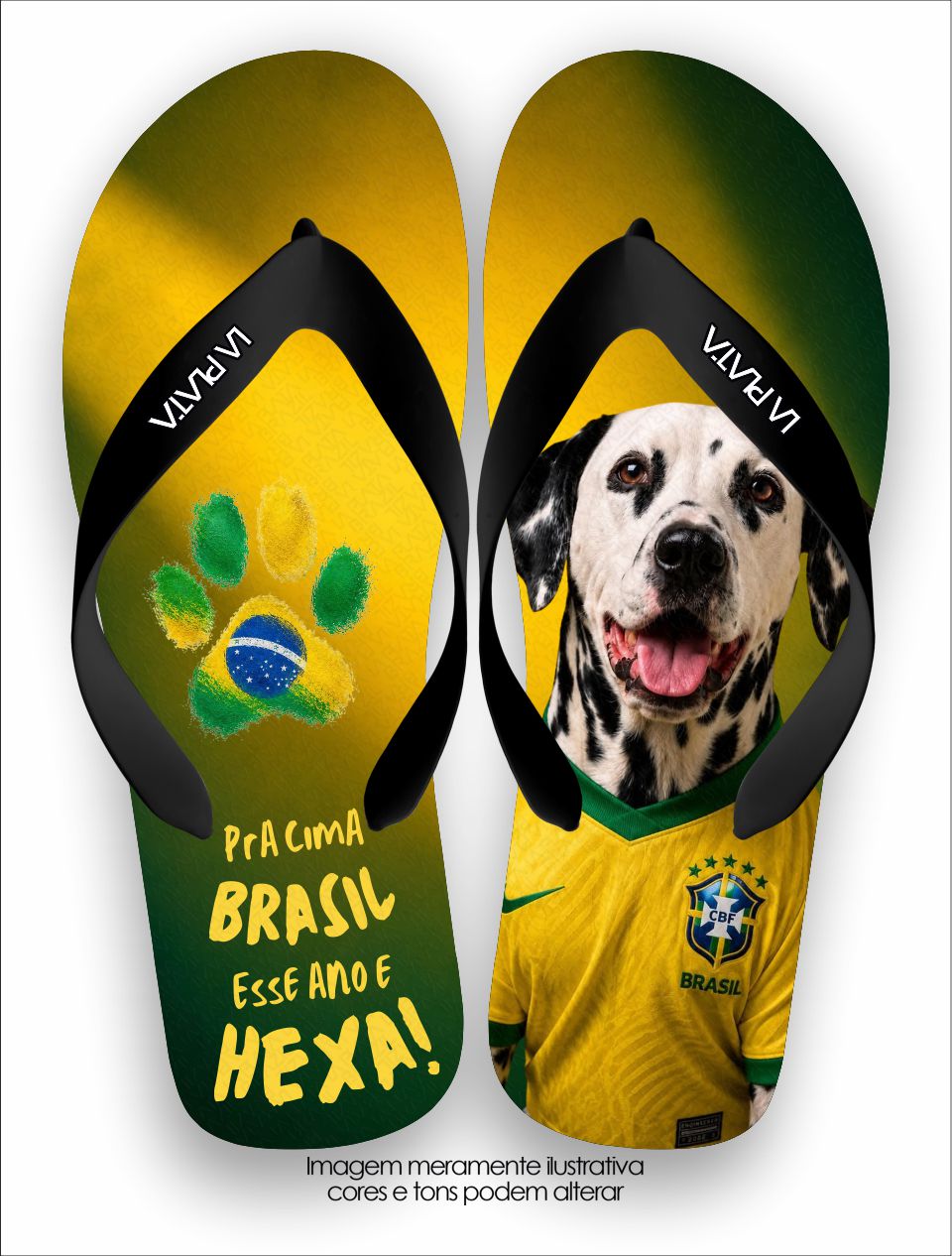 Chinelo Tradicional La Copa Pets Dálmata
