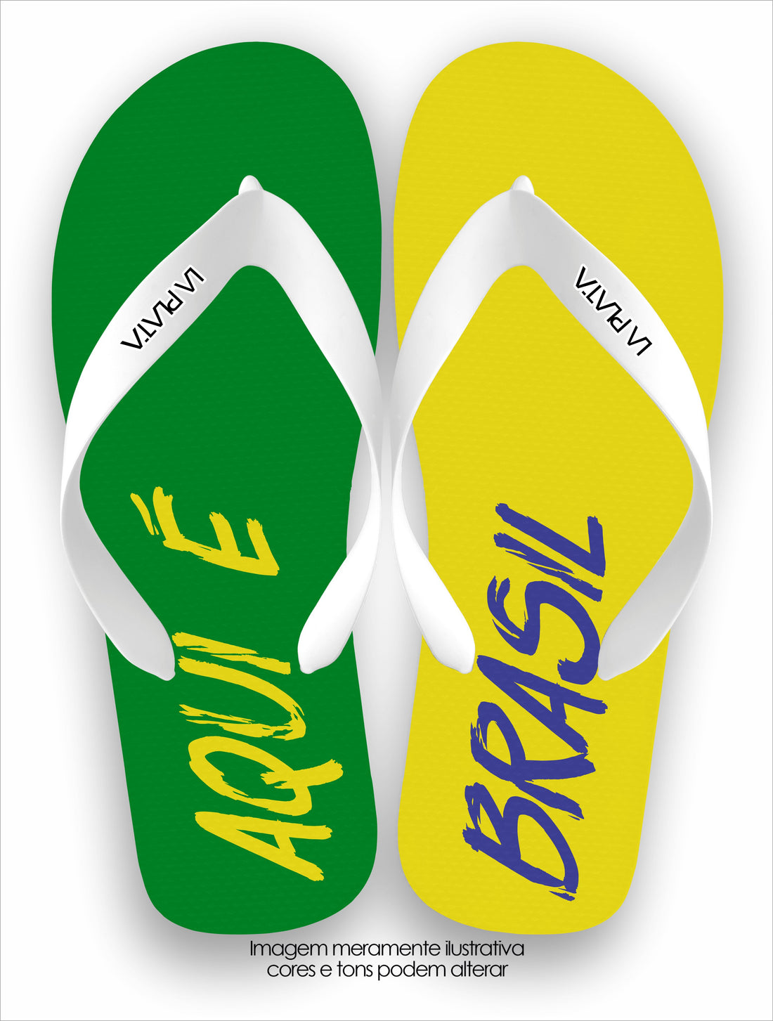 Chinelo Tradicional Aqui É Brasil