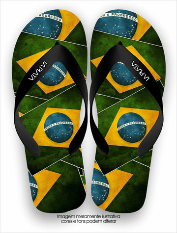 Chinelo Tradicional La Copa 2026 Mosaico Brasil