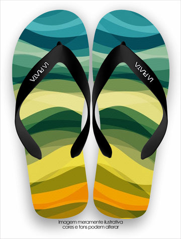 Chinelo La Plata La Masculina Praiano Abstrato