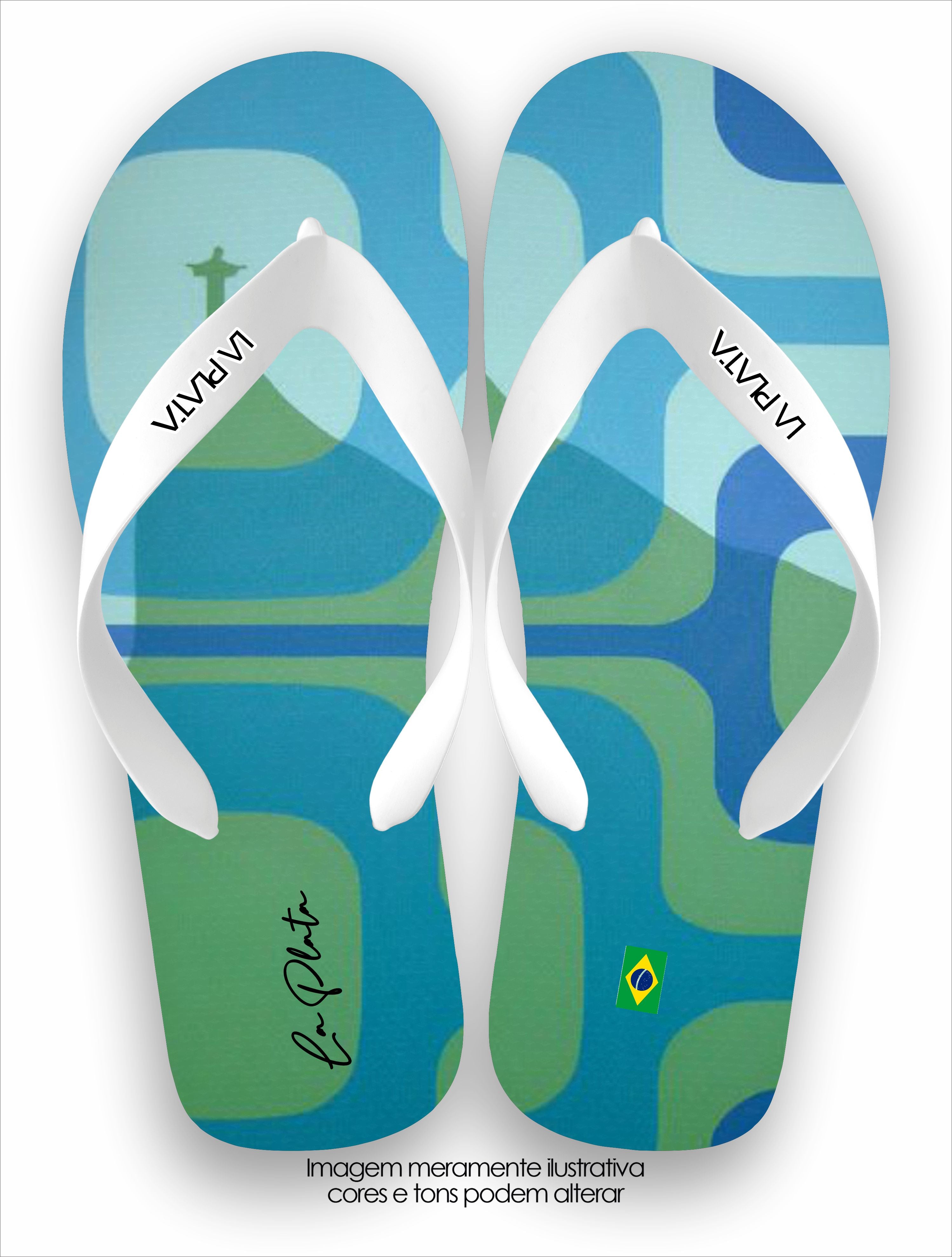 Chinelo La Plata La Masculina Copacabana Green
