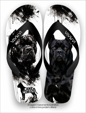 Chinelo Tradicional La Patinhas Dogs Cane Corso