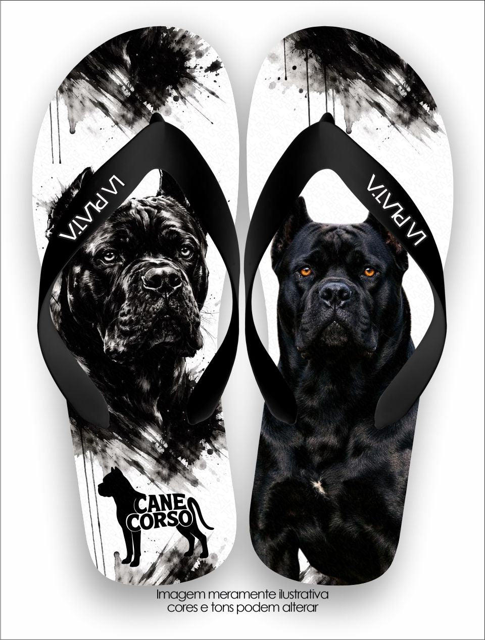 Chinelo Tradicional La Patinhas Dogs Cane Corso