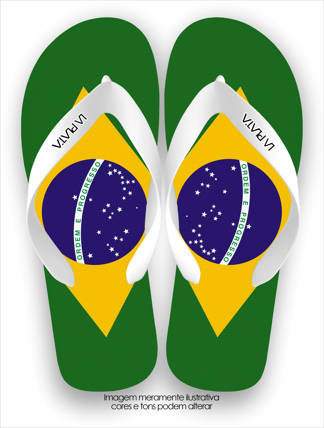 Chinelo Tradicional La Copa 2026 Bandeira Brasileira