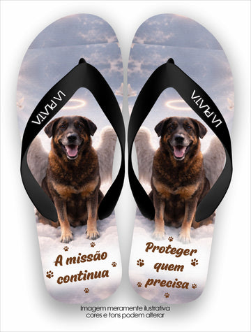 Chinelo Tradicional La Patinhas Dogs Cachorro Orelha