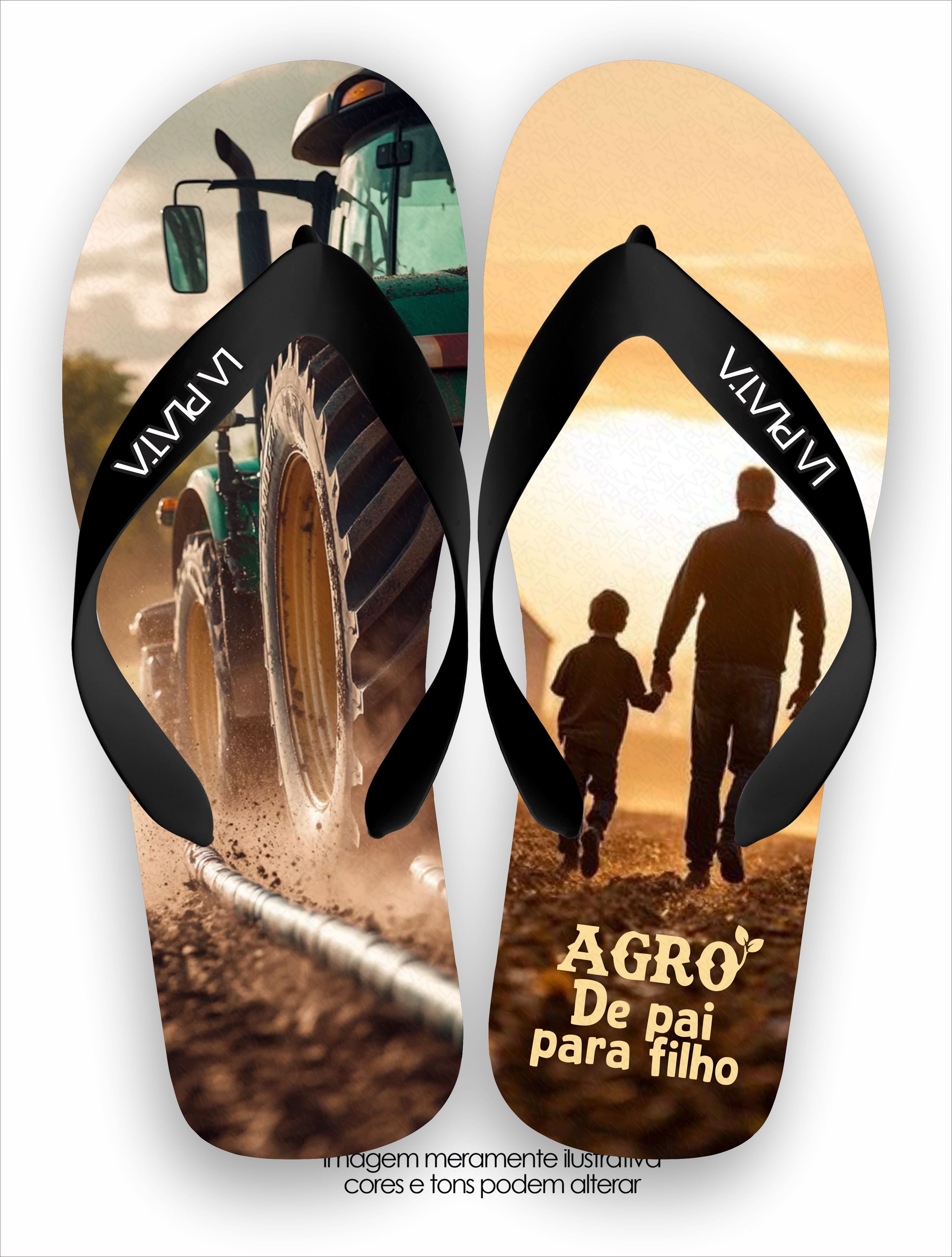Chinelo Tradicional La Agro Brasil De Pai Para Filho