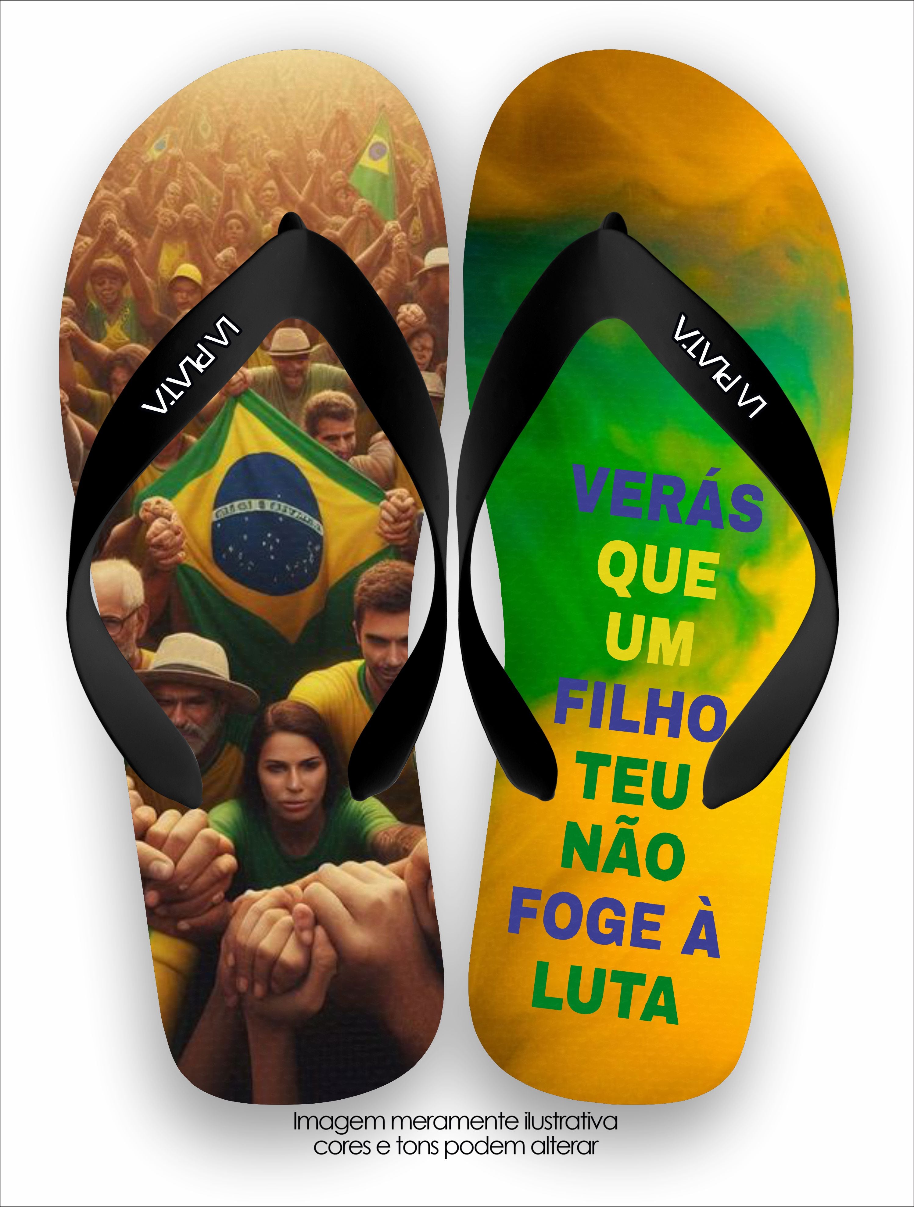 Chinelo Tradicional Teu Filho Não Foge a Luta