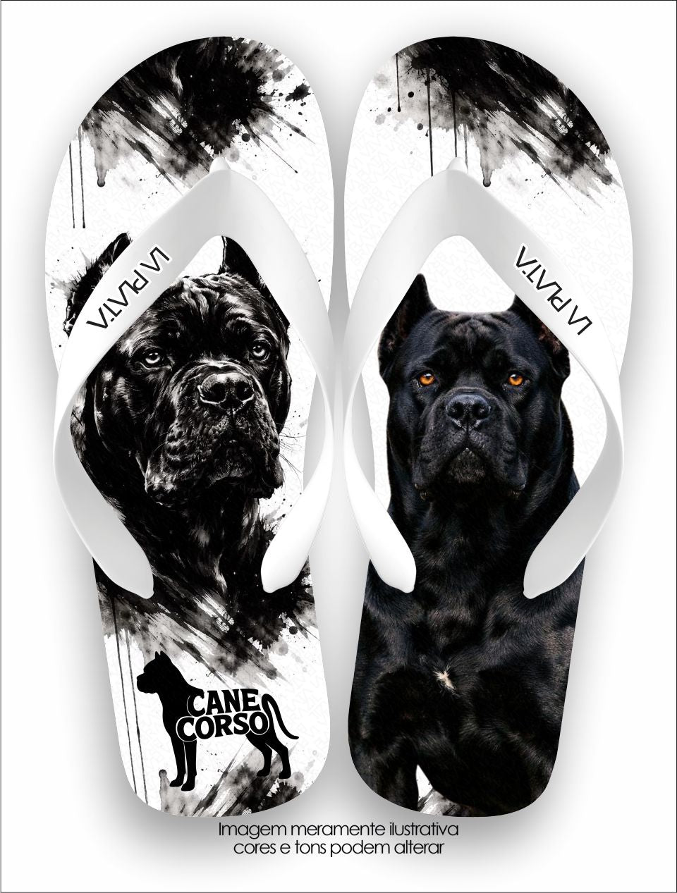 Chinelo Tradicional La Patinhas Dogs Cane Corso