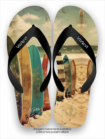 Chinelo Tradicional Pranchas Unissex La Praia