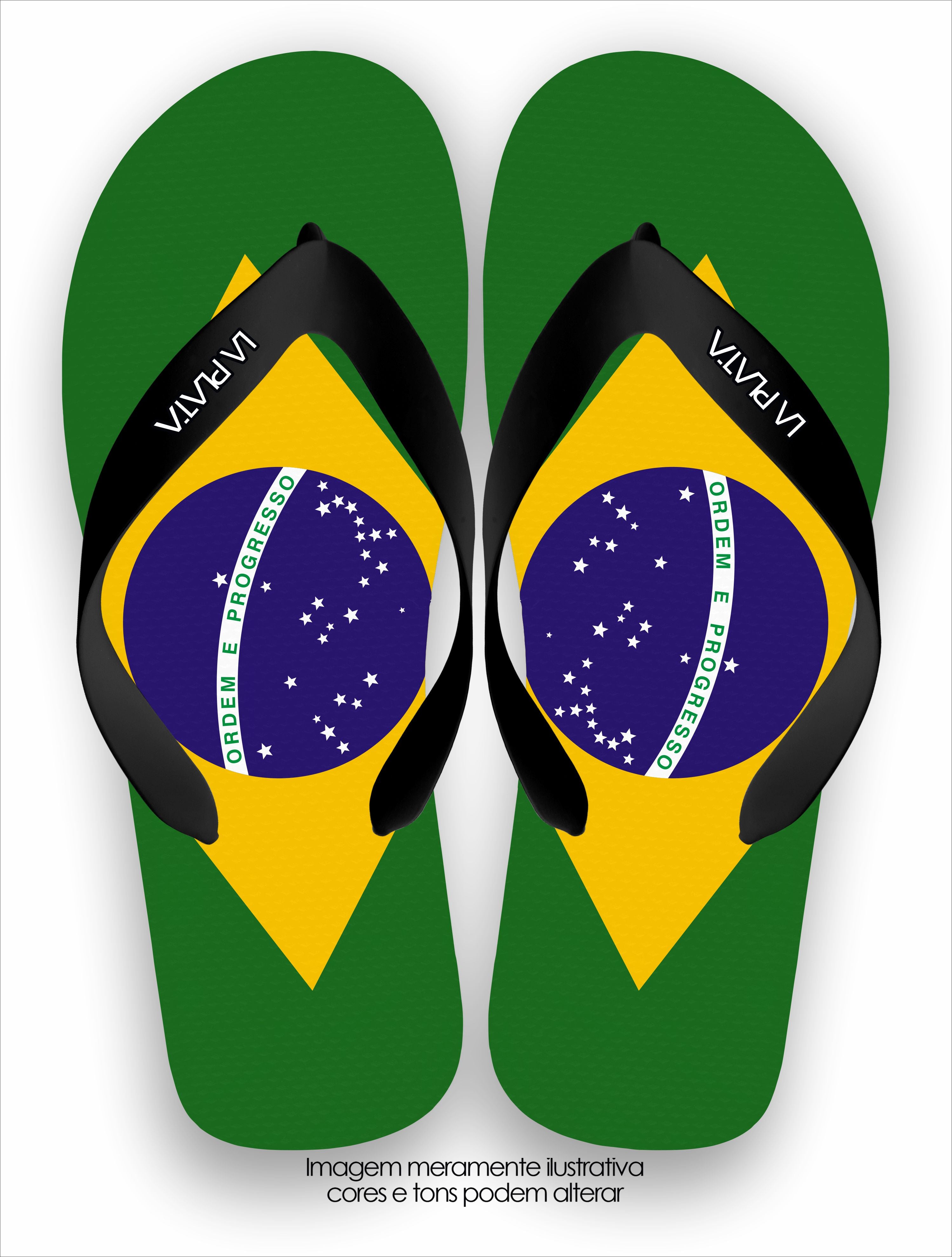 Chinelo Tradicional La Copa 2026 Bandeira Brasileira