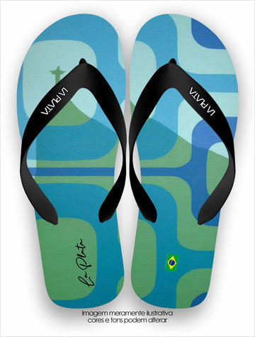 Chinelo La Plata La Masculina Copacabana Green