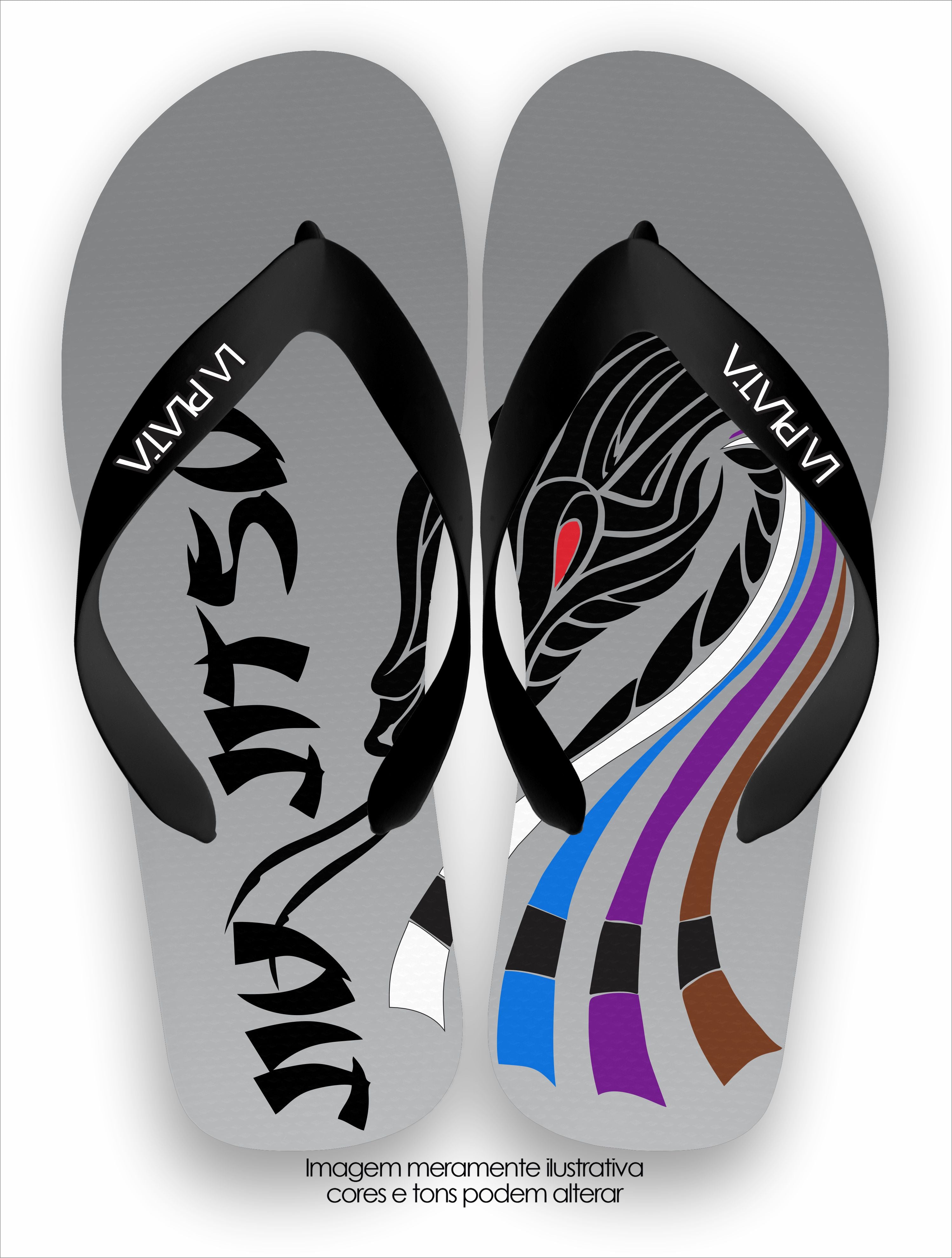 Chinelo Tradicional La Jiu Jitsu Snake JJ