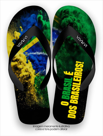Chinelo Tradicional O Brasil é dos Brasileiros