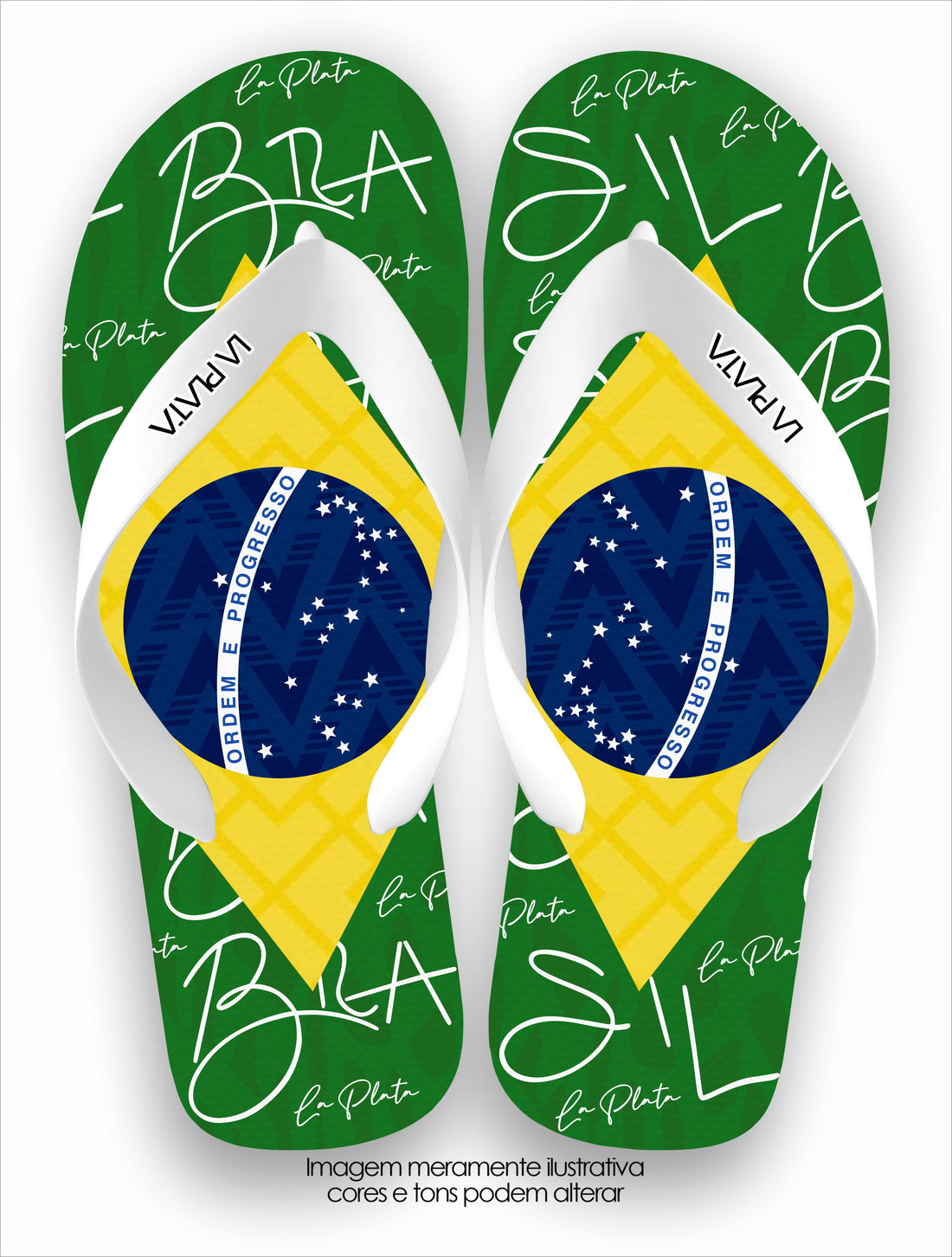 Chinelo Tradicional La Copa 2026 Bandeira Estilizada