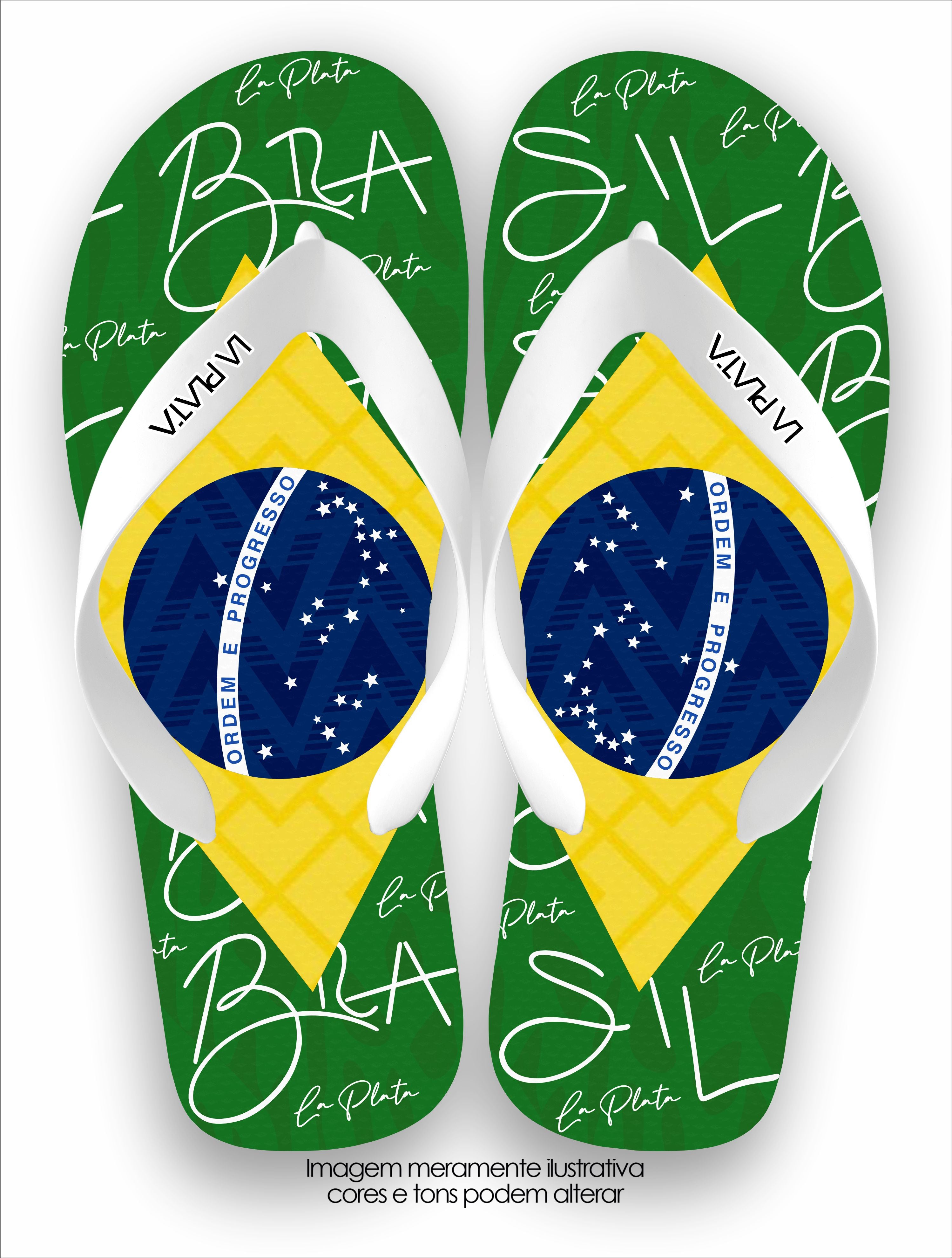 Chinelo Tradicional La Copa 2026 Bandeira Estilizada