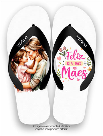 Chinelo Tradicional La Dia das Mães Mãe de Menina