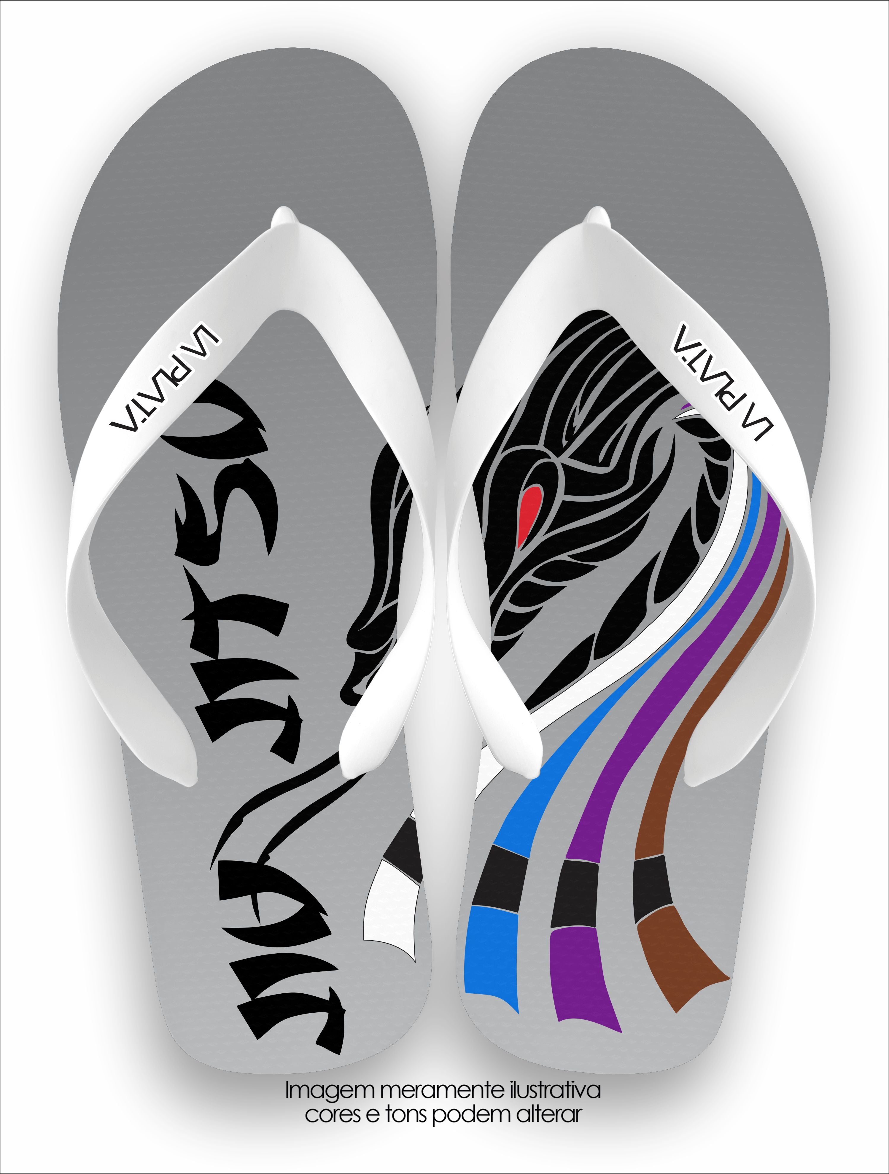 Chinelo Tradicional La Jiu Jitsu Snake JJ