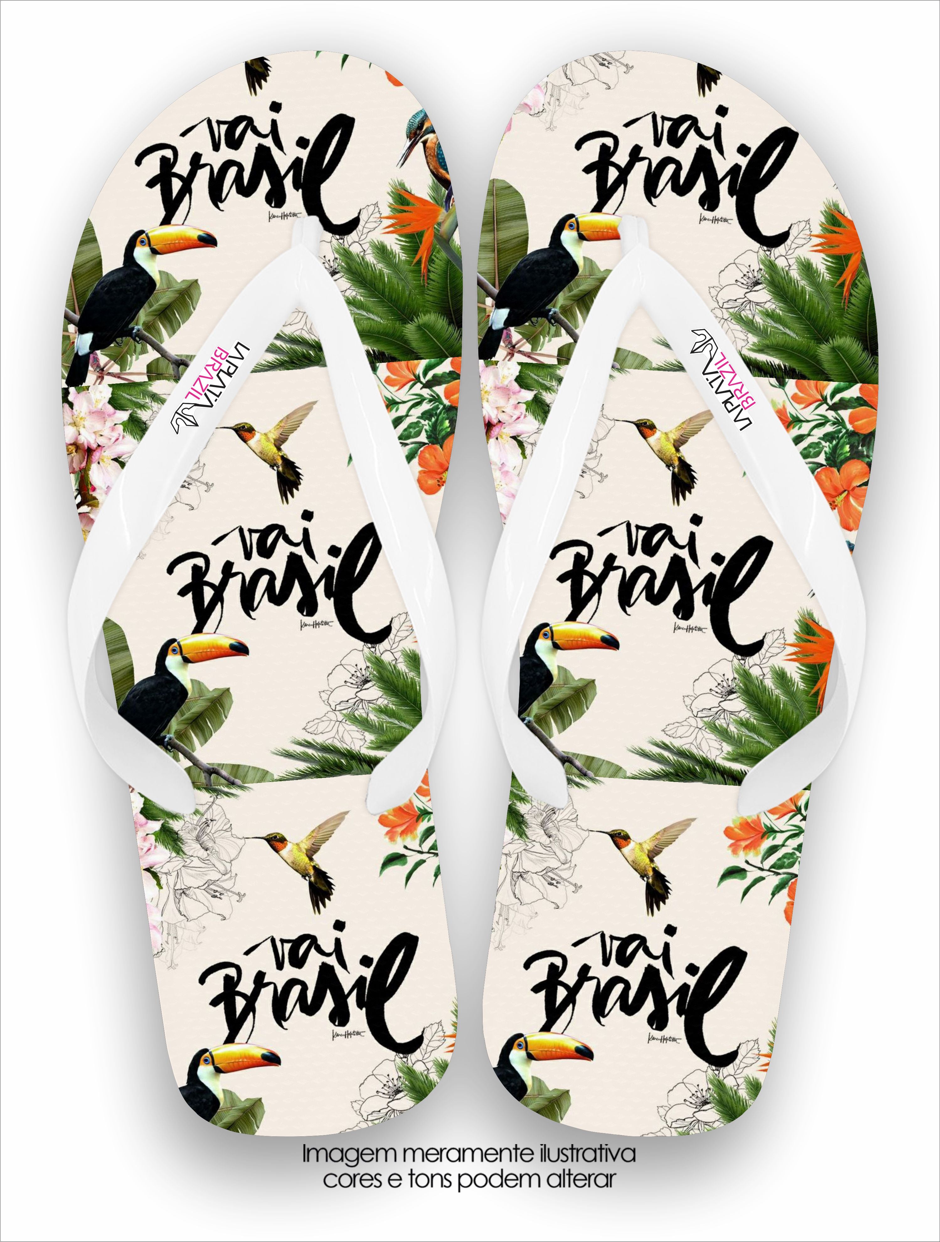 Chinelo La Feminina Essência Brasileira