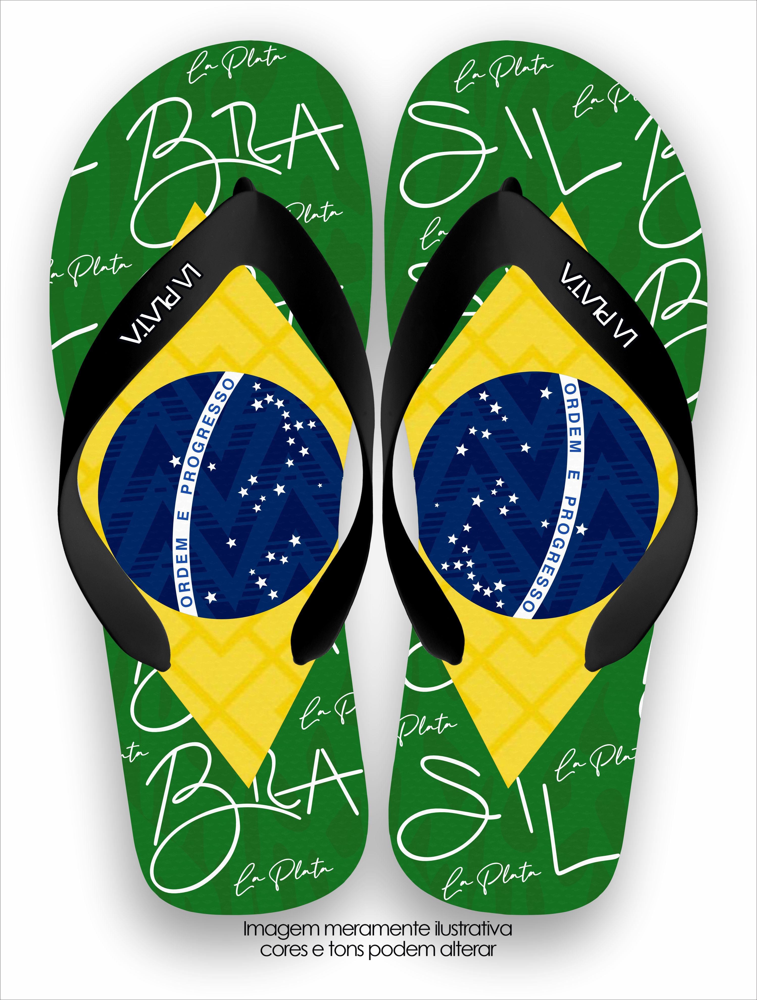 Chinelo Tradicional La Copa 2026 Bandeira Estilizada