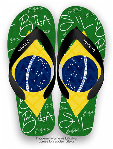 Chinelo Tradicional La Copa 2026 Bandeira Estilizada