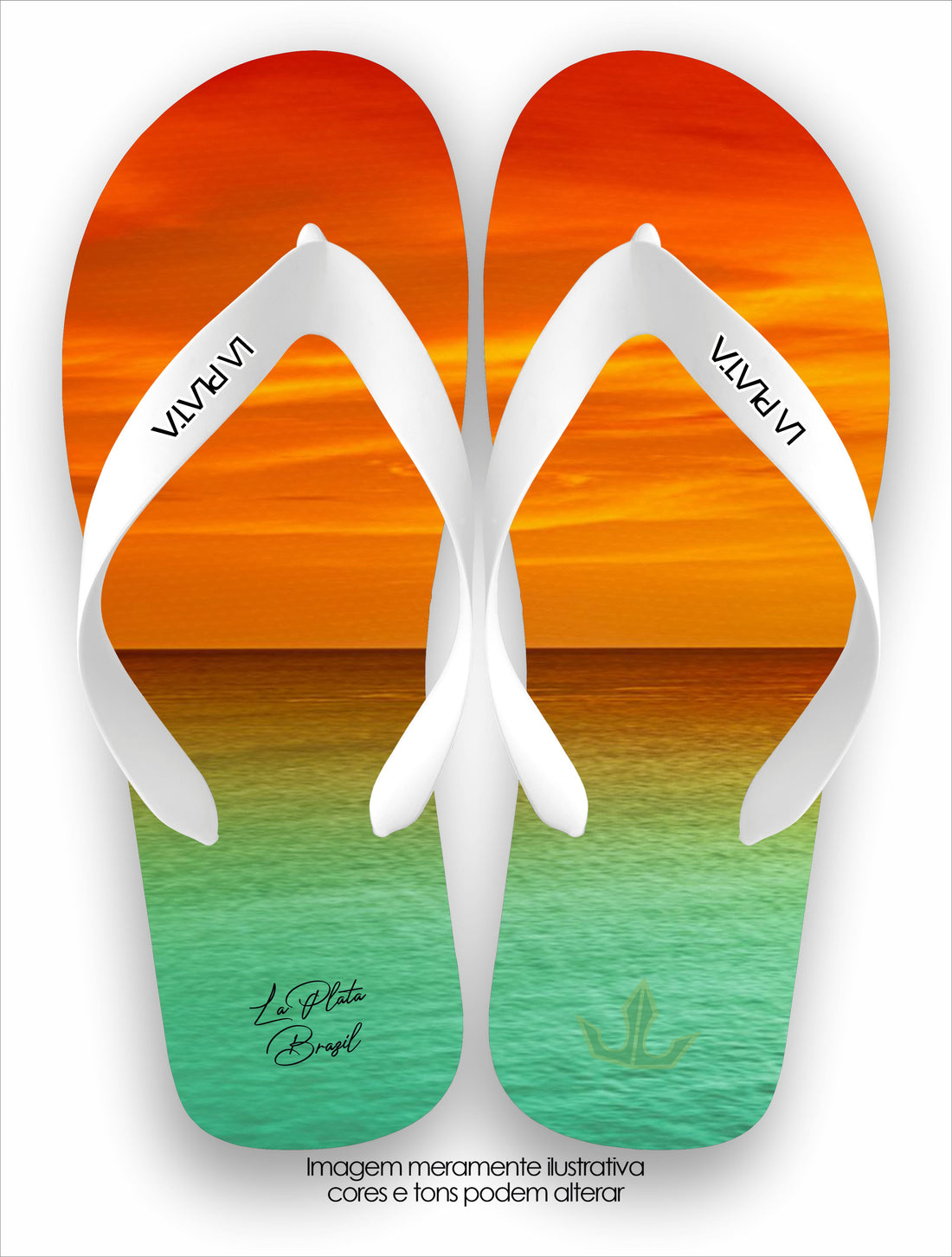 Chinelo Tradicional Mar Horizonte Unissex La Praia