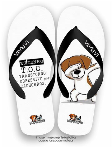 Chinelo Tradicional La Patinhas Dogs T.O.C
