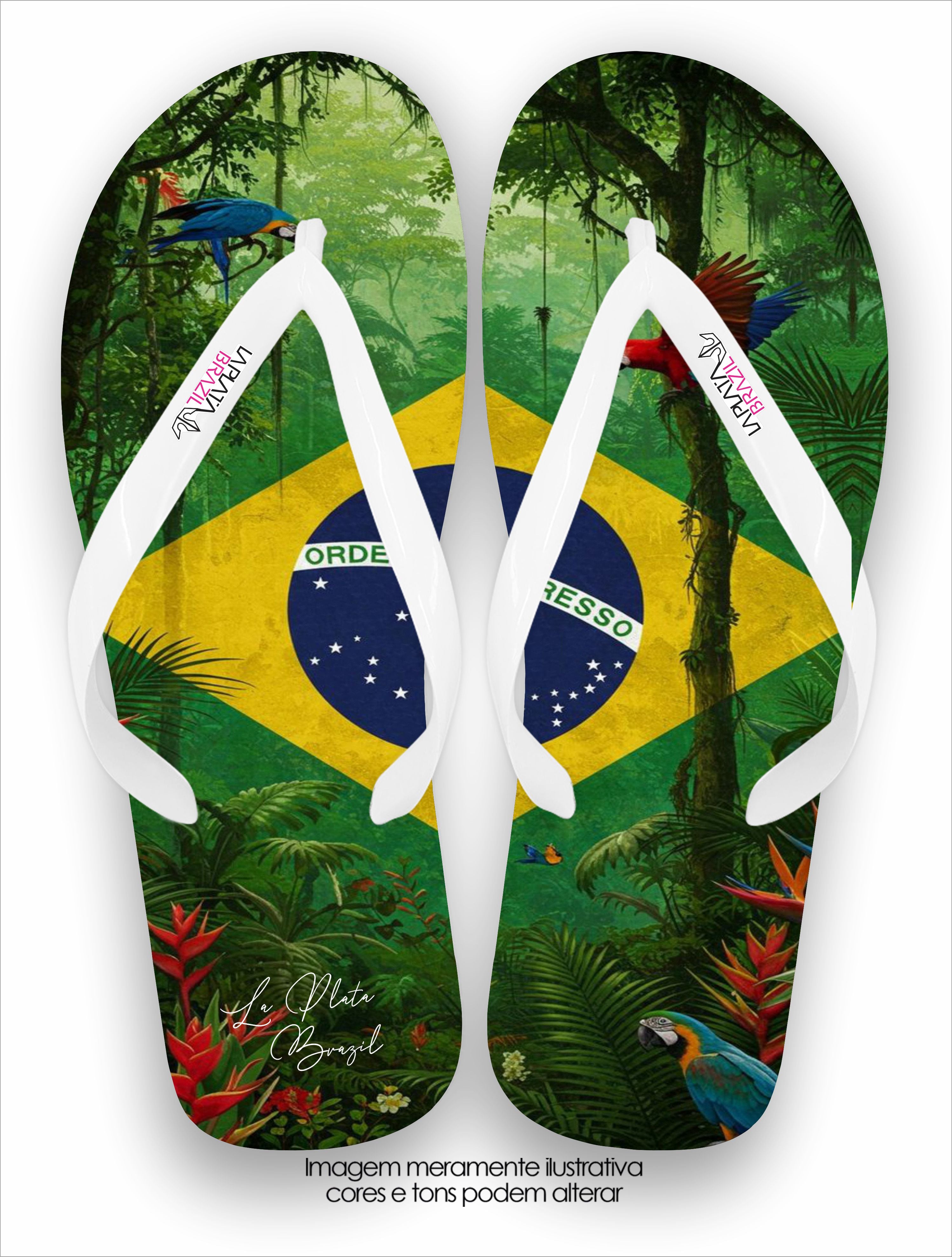 Chinelo La Feminina Alma do Brasil