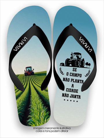Chinelo Tradicional La Agro Brasil O Campo Planta