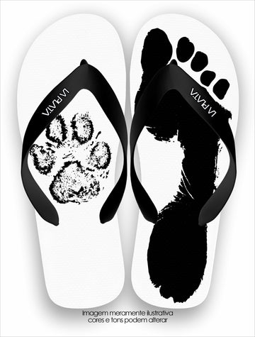 Chinelo Tradicional La Patinhas Dogs La Pata Direita