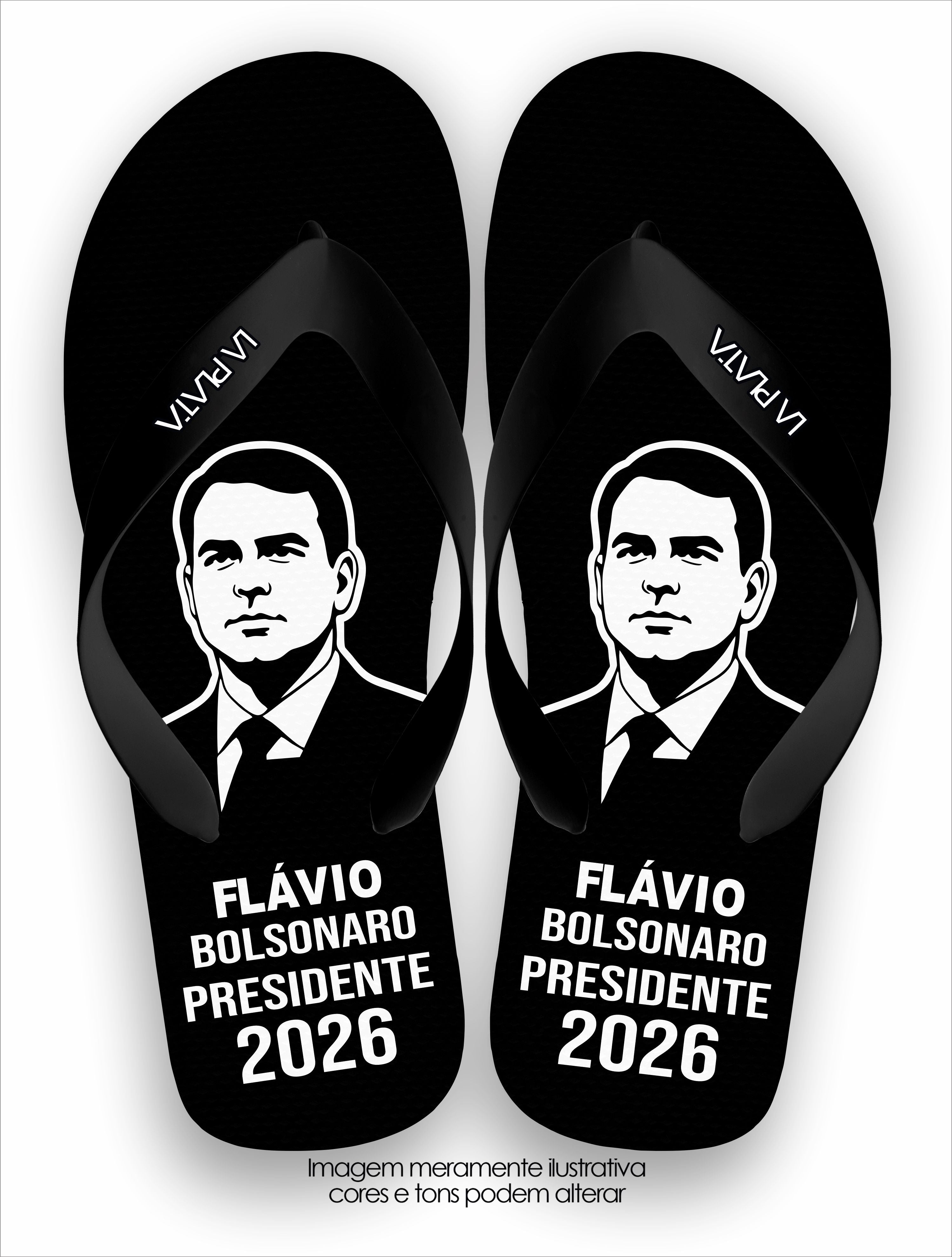 Chinelo Tradicional Flávio Bolsonaro 2026