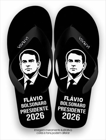 Chinelo Tradicional Flávio Bolsonaro 2026