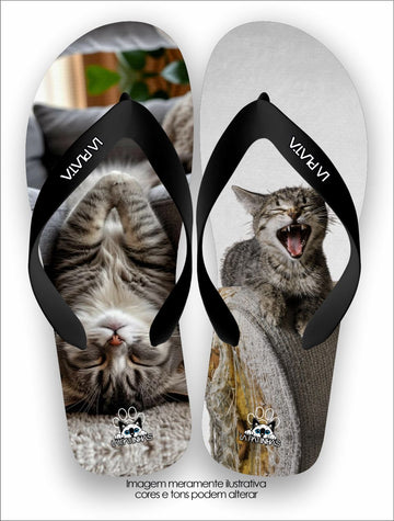 Chinelo Tradicional La Patinhas Cats Zem