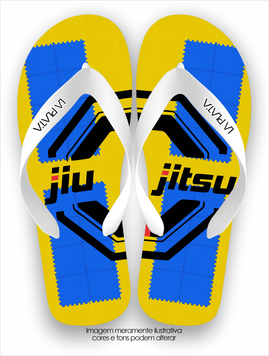 Chinelo Tradicional La Jiu Jitsu TATAME JJ
