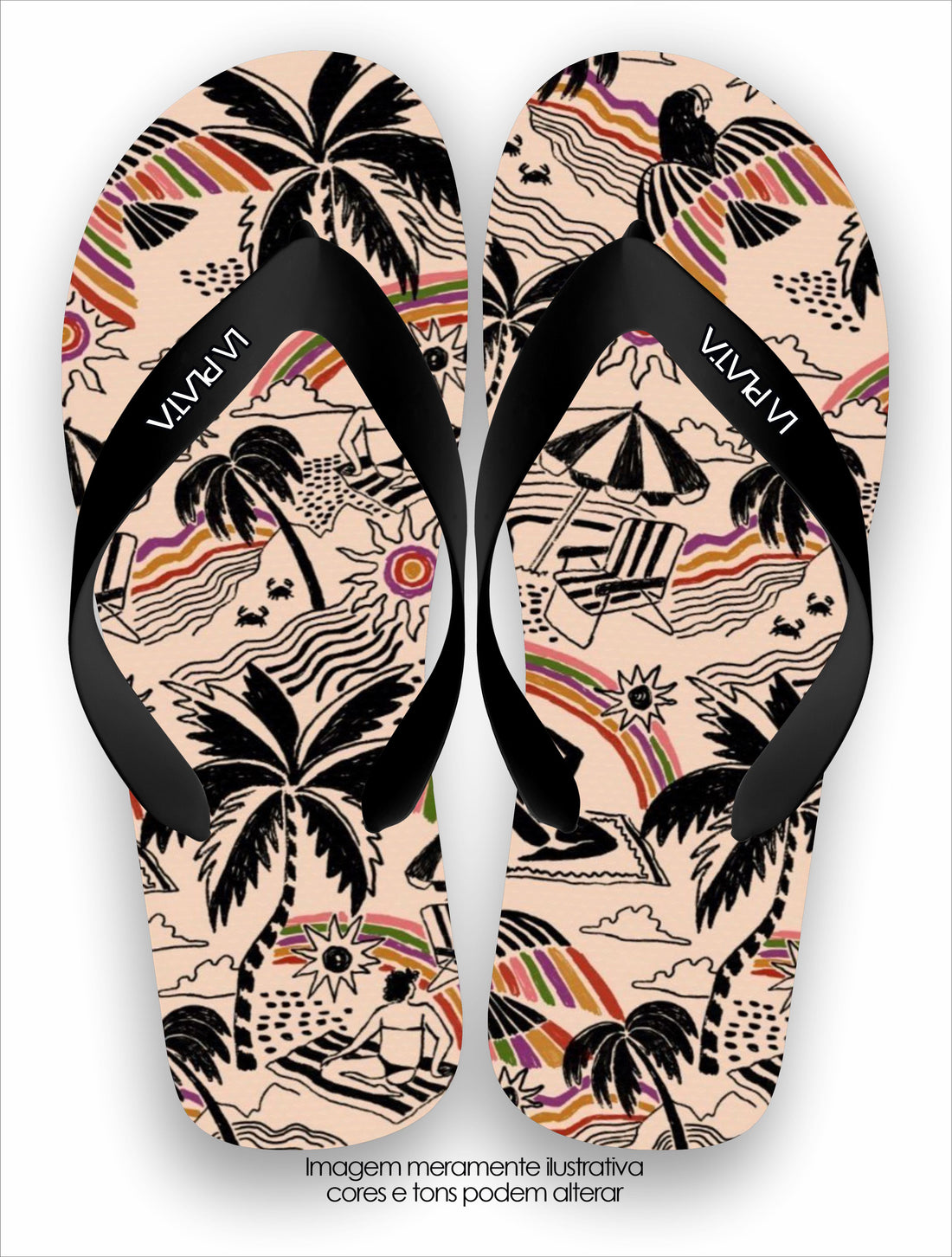 Chinelo La Plata La Masculina Litoranea Vintage