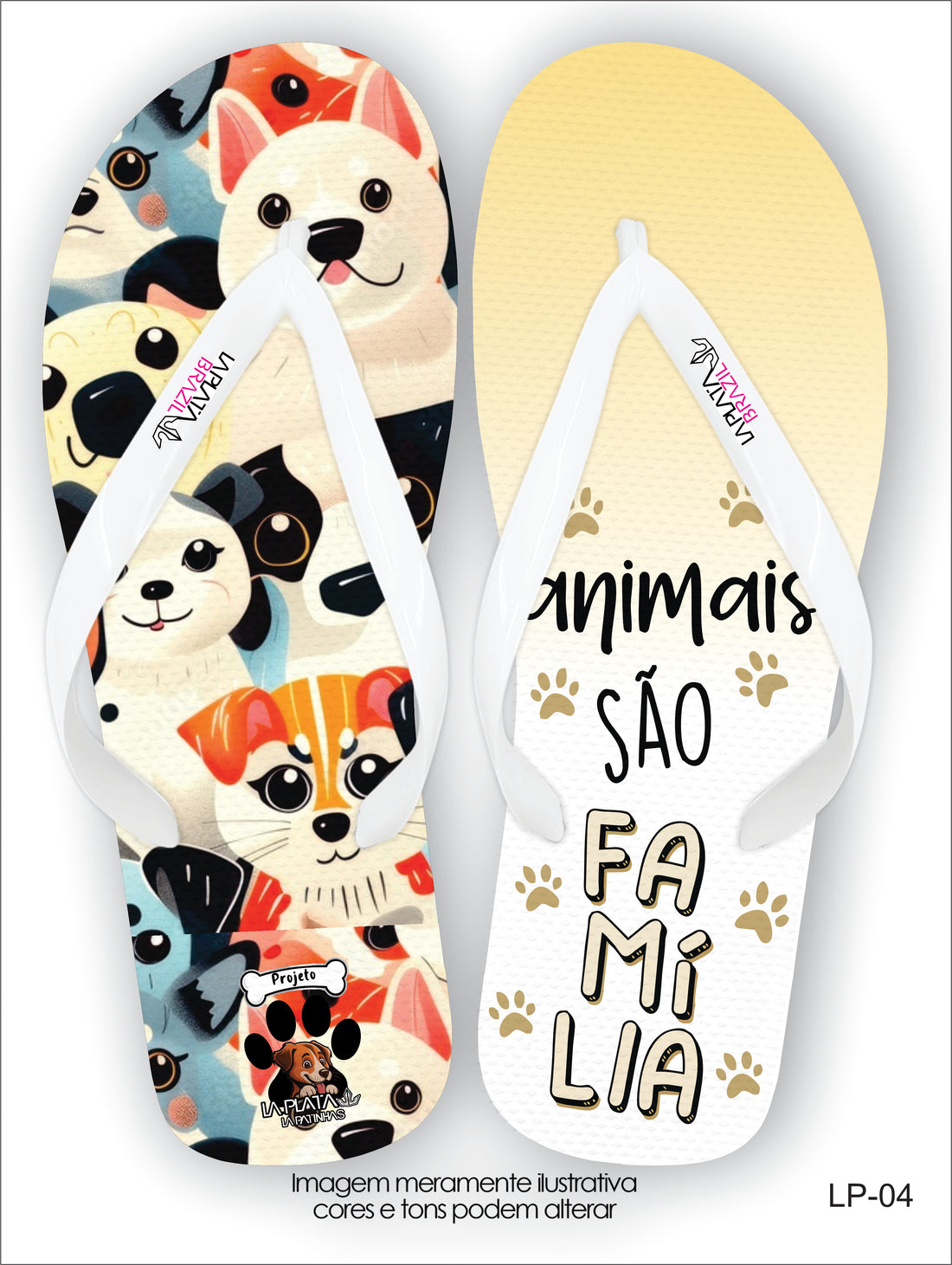 Chinelo Tradicional La Patinhas 04 Unissex La Plata Beneficiente!