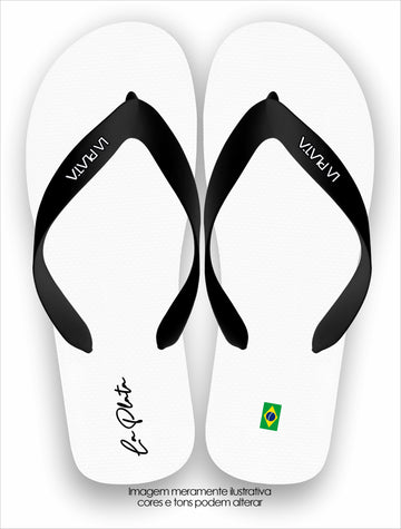 Chinelo La Plata Coleção Clássicas Branco