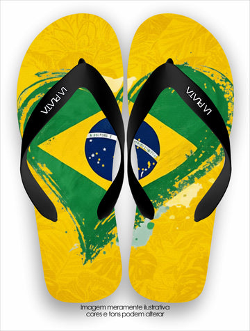 Chinelo Tradicional La Copa 2026 Coração Brasileiro