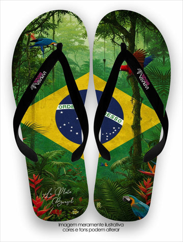 Chinelo La Feminina Alma do Brasil