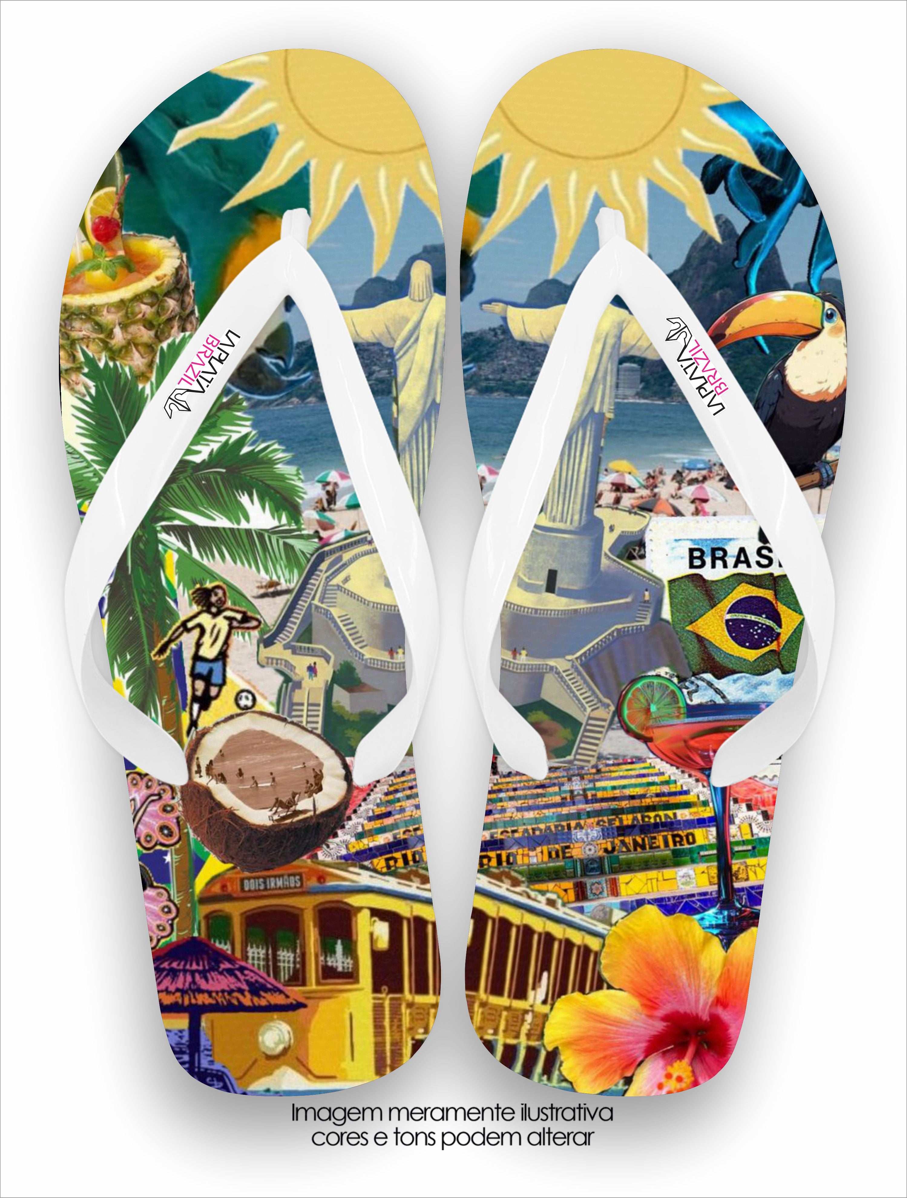 Chinelo La Feminina Alma Carioca