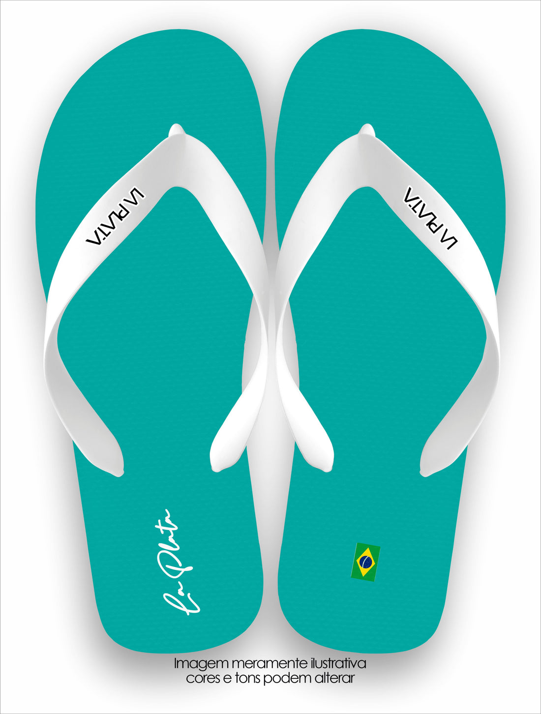 Chinelo La Plata Coleção Clássicas Verde Menta