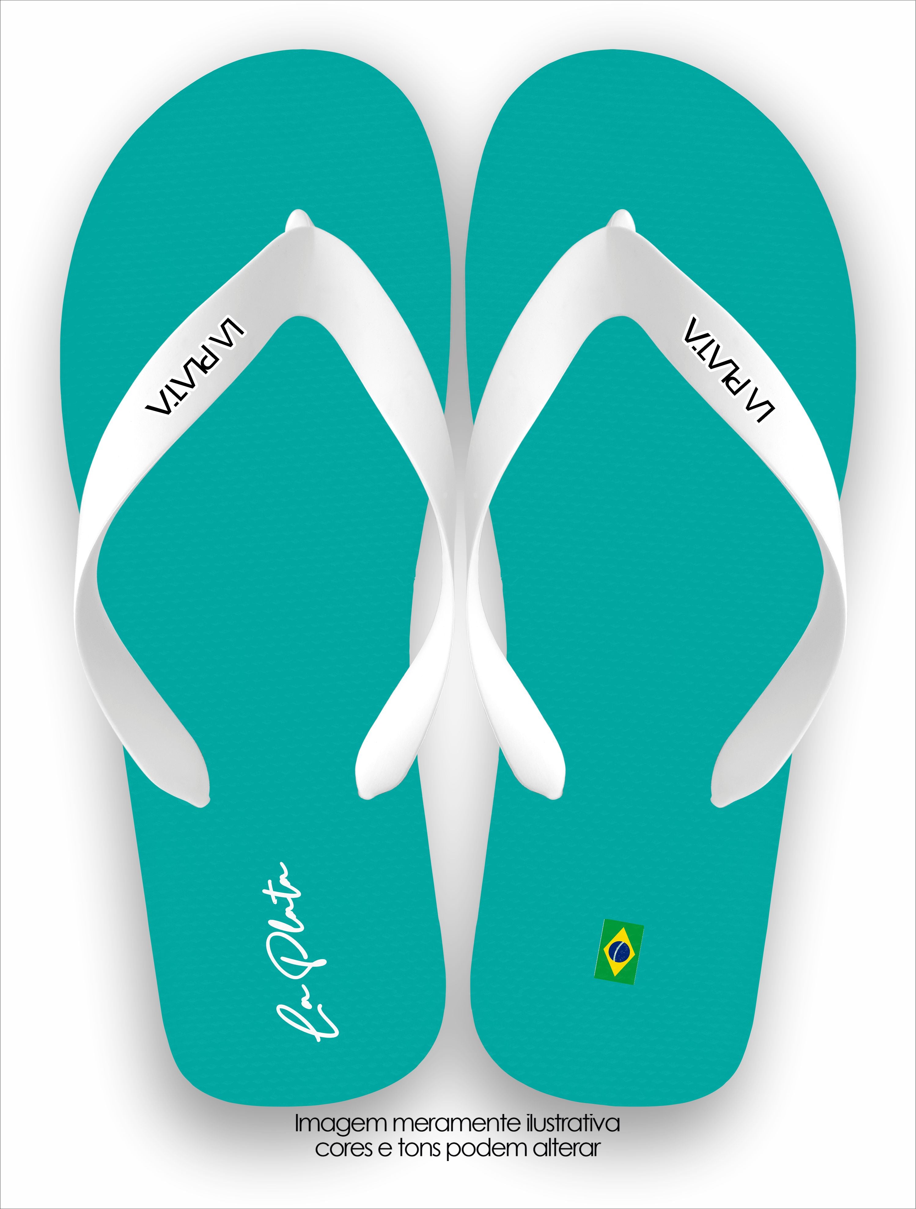 Chinelo La Plata Coleção Clássicas Verde Menta