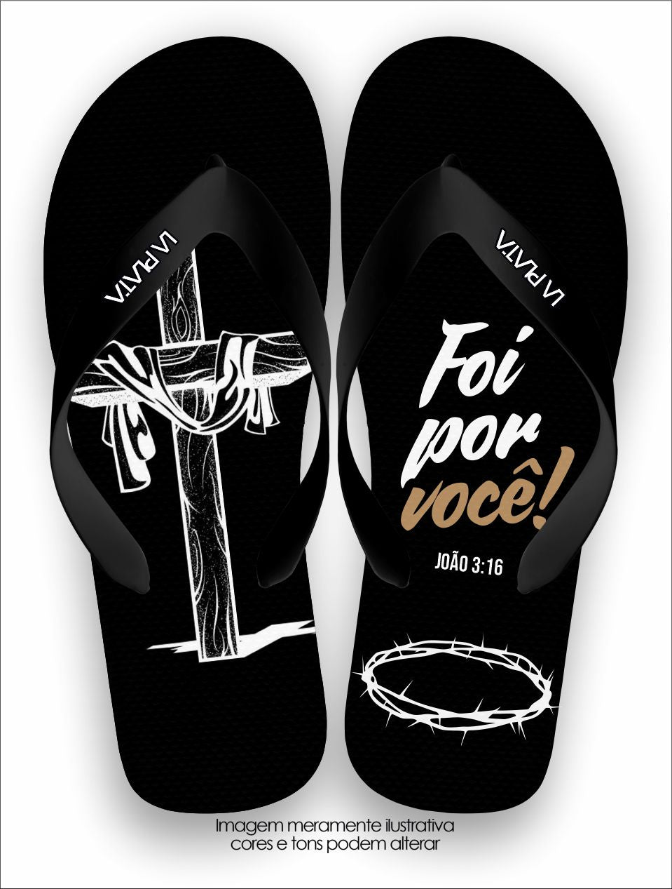 Chinelo Tradicional La Consagrada Foi Por Você