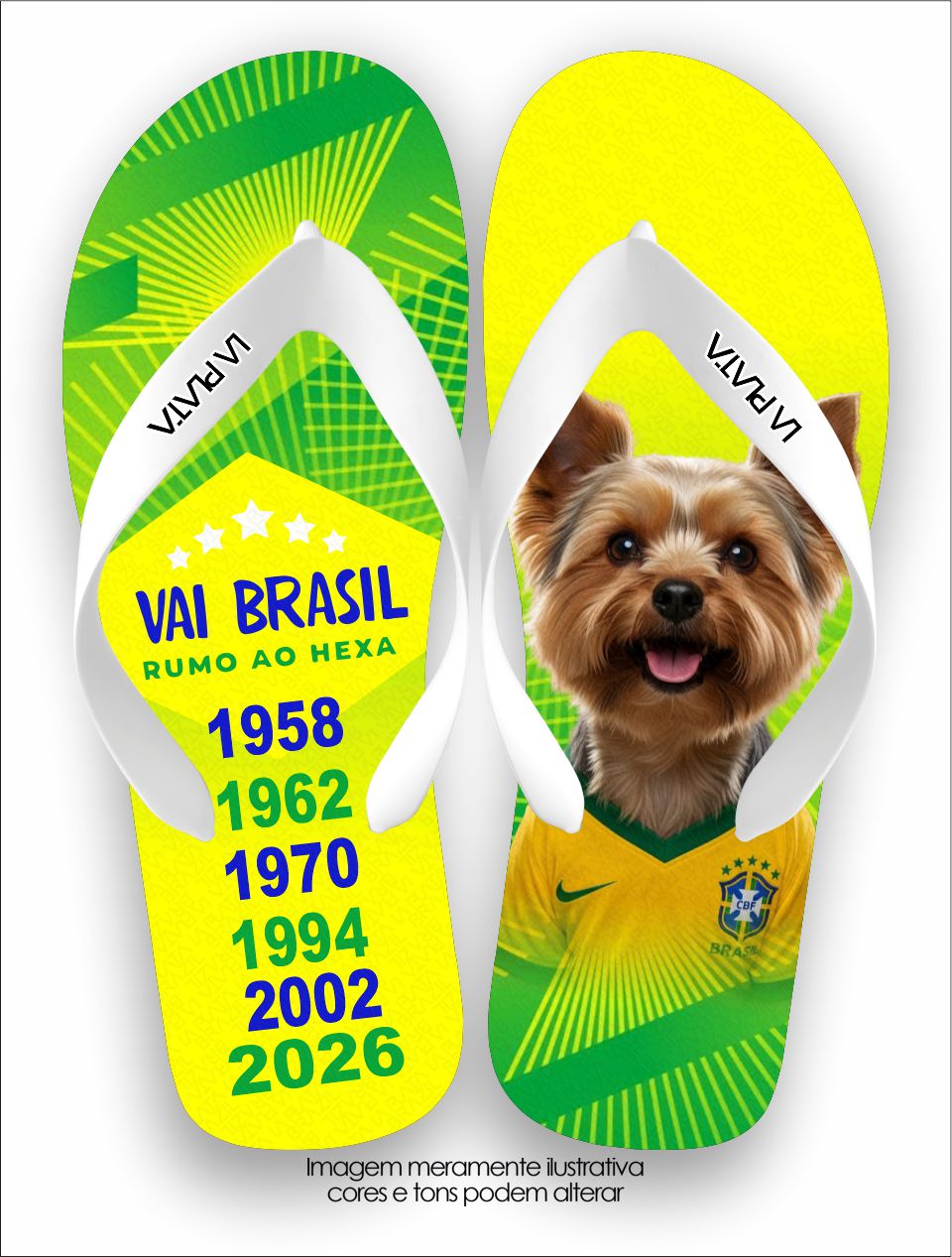 Chinelo Tradicional La Copa Pets Yorkshire Terrier