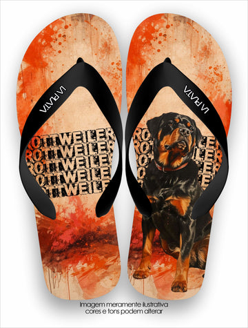 Chinelo Tradicional La Patinhas Dogs Hottweiler
