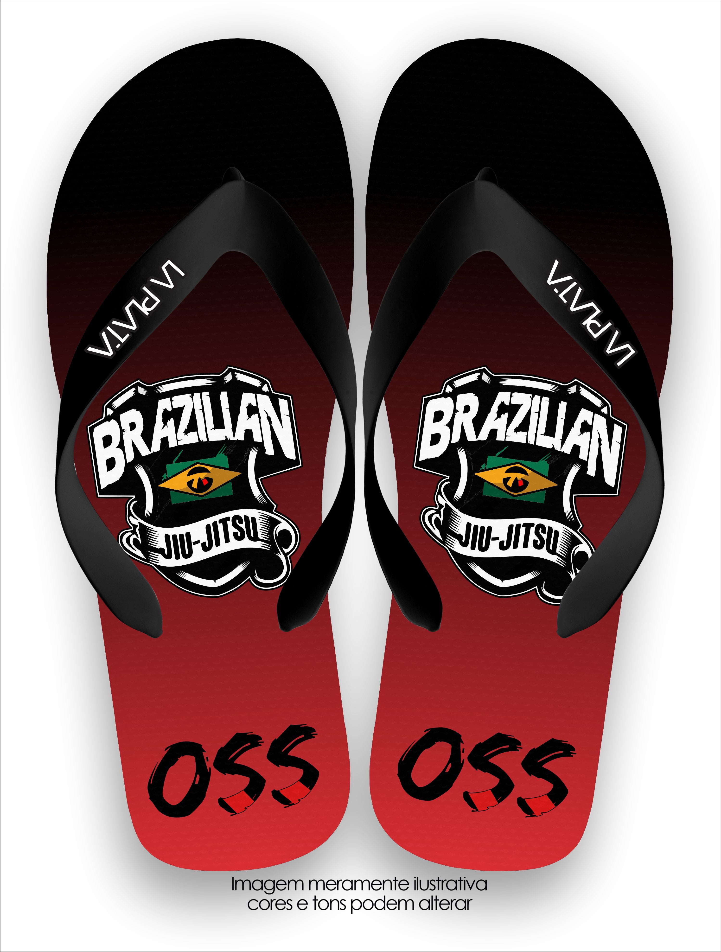 Chinelo Tradicional La Jiu Jitsu BJJ